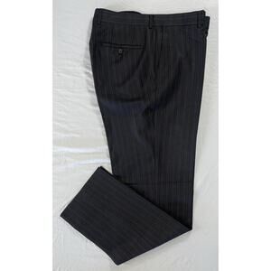 Hugo Boss Rossellini Flat Front Wool Dress Pants, Slacks. 42R, Actual 34X33. EUC